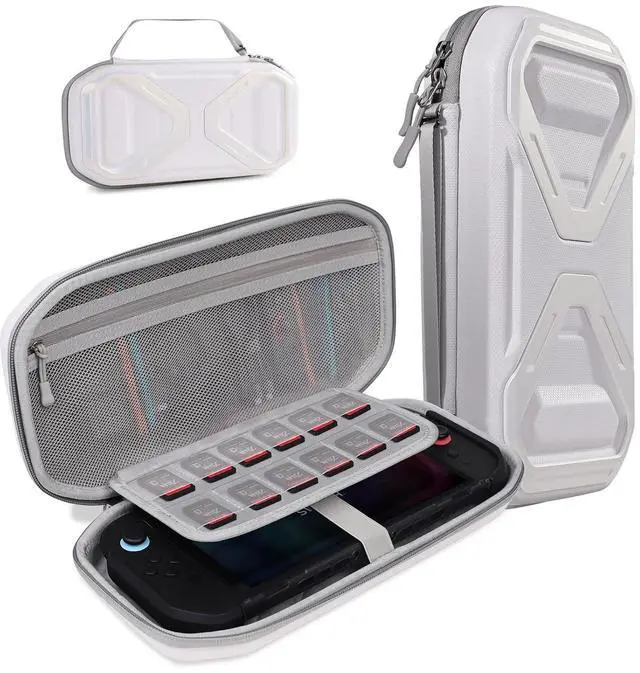 Main image of SUPCASE for Nintendo Switch 2 Carrying Case 2025, [12 Game Card Storage] [Military-Grade Protection] Spacious Portable Hard Shell Travel Bag for Nintendo Switch 2 Console & Accessories, White