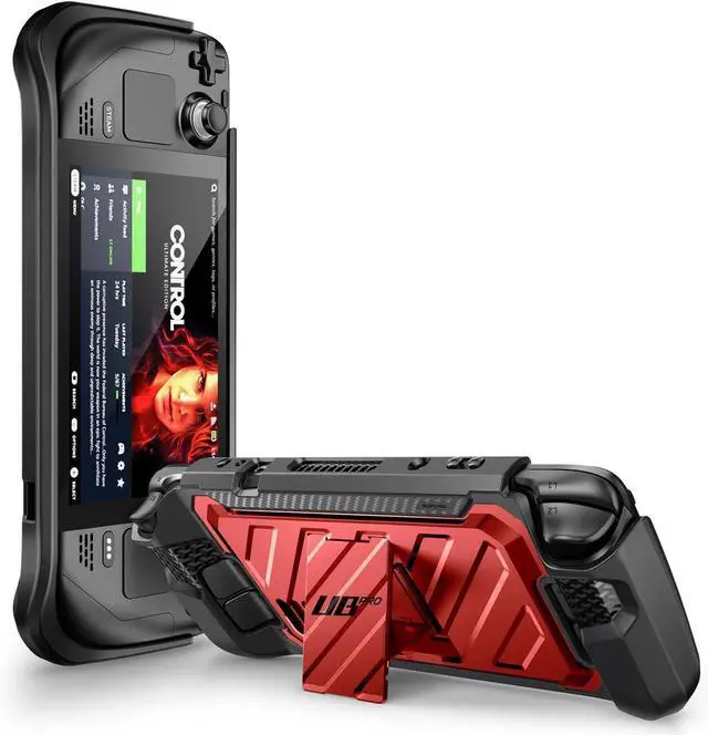 Main image of SUPCASE Unicorn Beetle Pro Series Case for Steam Deck(2022) / Steam Deck OLED(2023), Rugged Slim Protective Case with Kickstand (Ruddy)