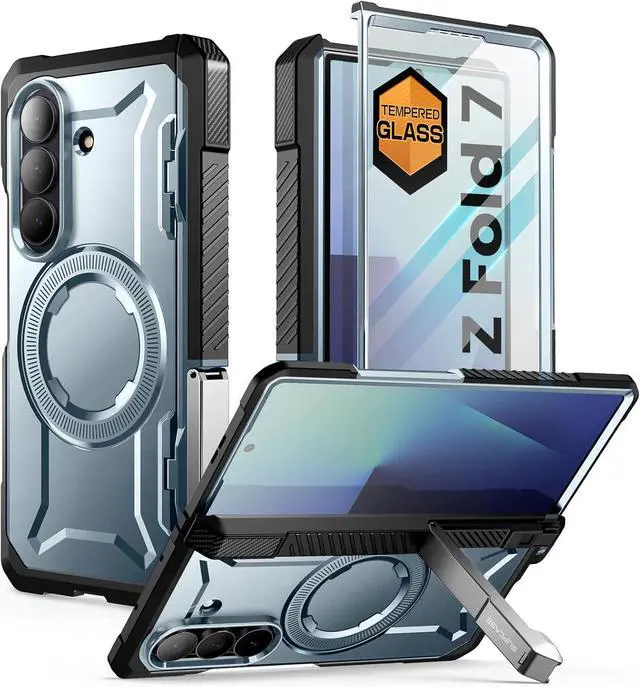 Main image of SUPCASE for Samsung Galaxy Z Fold 7 Case with Kickstand (UB Grip), [Compatible with MagSafe] [Built-in Tempered Glass Screen Protector] [Hinge Coverage] Military-Grade Protection Phone Case, Tilt