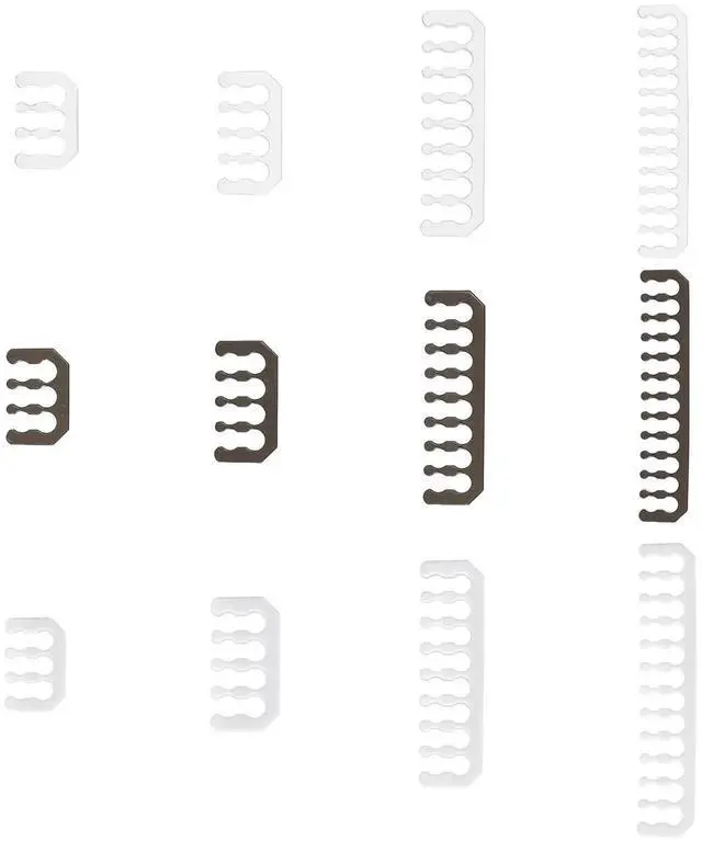 Alt view image 6 of 6 - GOLDENDISK Cable Comb Kit for Power Cable,Sleeve Management Tools Wire Organizer Comb Includes 4x24 P+4x16P+12x8P+4x6P Computer Case Water Cooling Cable Organizer(Black)