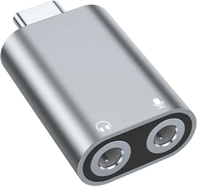Main image of USB C to 3.5mm Audio Adapter, Typec to Aux Adapter,Typec Sound Card,Usbc to Headphone Jack Adapter for PS4/PS5/Headphone/Mac/Linux/Laptop/Desktops/Docking Station