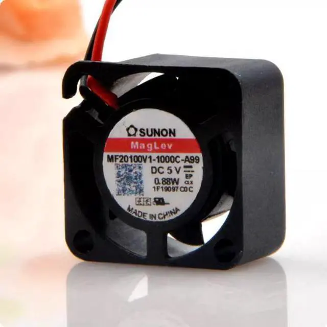 Alt view image 3 of 3 - SUNON 2010 MF20100V1-1000C-A99 5V 0.88W 2CM micro cooling fan