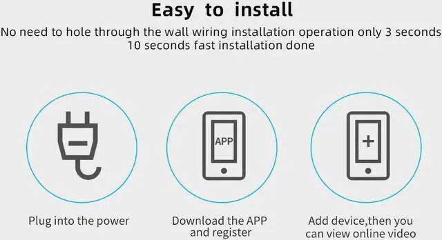 Alt view image 3 of 6 - Mini Spy Camera Wireless Wifi IP Home Security HD 1080P DVR Night Vision Remote