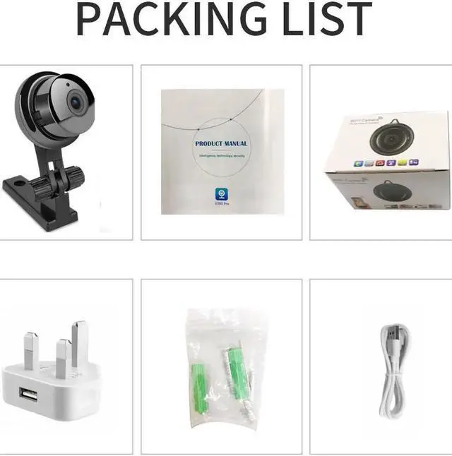 Alt view image 5 of 6 - Mini Spy Camera Wireless Wifi IP Home Security HD 1080P DVR Night Vision Remote