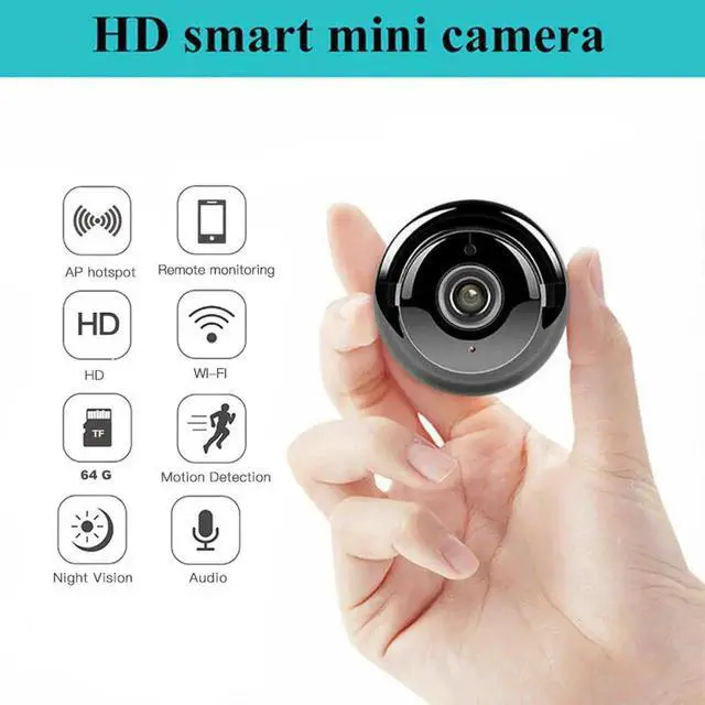 Alt view image 2 of 6 - Mini Spy Camera Wireless Wifi IP Home Security HD 1080P DVR Night Vision Remote