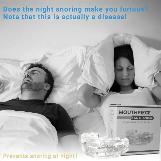 Alt view image 6 of 6 - Anti Snoring Device, Men/Women Mouth Guard Sleep Apnea Dental Lab Approved Stop snoring(3pcs)