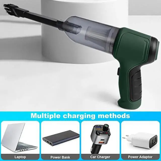 Alt view image 5 of 7 - 9000Pa 3 In 1 Wireless Vacuum Cleaner Cordless Handheld Vacuum for Auto Car Home