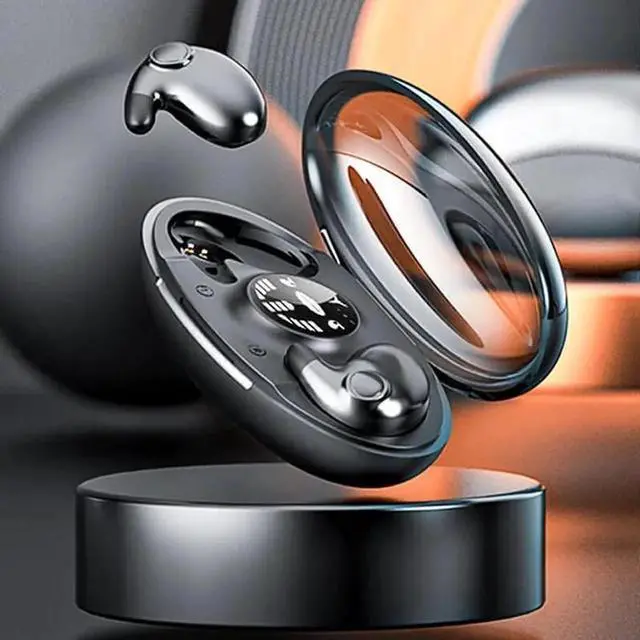 Main image of Invisible Sleep Wireless Earphone IPX5 Waterproof, Wireless Earbuds Sense-Free to Wear Bluetooth 5.3 Headphones Touch Control with Wireless Charging Case, Double Noise Cancelling