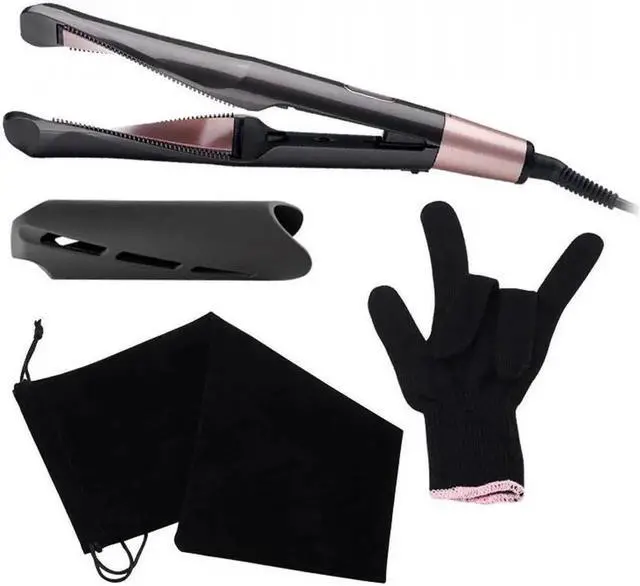 Alt view image 6 of 6 - Hair Straightener and Curler, 2 in 1 Straightener and Curling Iron, Titanium Flat Iron for Hair Professional