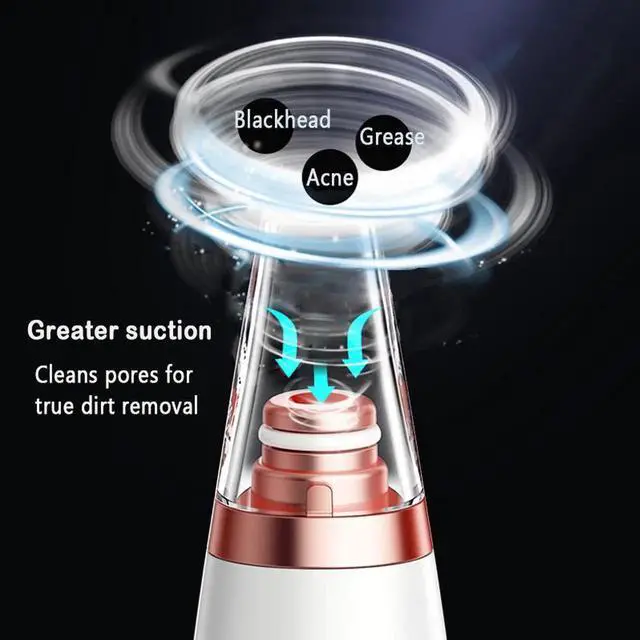 Alt view image 3 of 7 - 3 Speeds Electric Blackhead Remover Face Deep Pore Acne Skin Care Device Pimple Removal Vacuum Suction Facial Dirt Beauty Tool