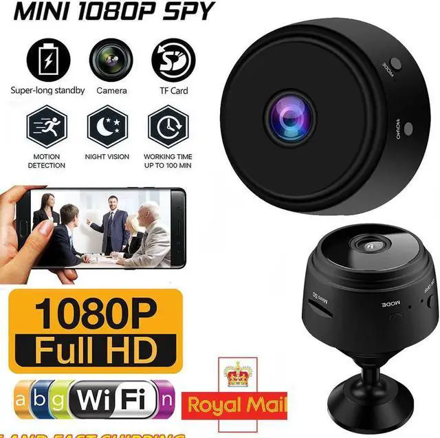 Main image of Mini Spy Camera 1080P Hidden Camera | Portable Small HD Nanny Cam with Night Vision and Motion Detection | Perfect Indoor Covert Security Camera for Home and Office | Hidden Spy Cam | Built-in Battery