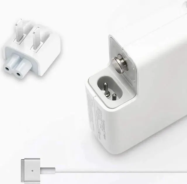 Alt view image 2 of 6 - Compatible With MacBook Pro Charger, Replacement 45W Magnetic 2 Power Adapter Connector PD Power Delivery Fast Charging, Mains Adapter Plug for Mac Book 15 & 17 inch A1424 A1398
