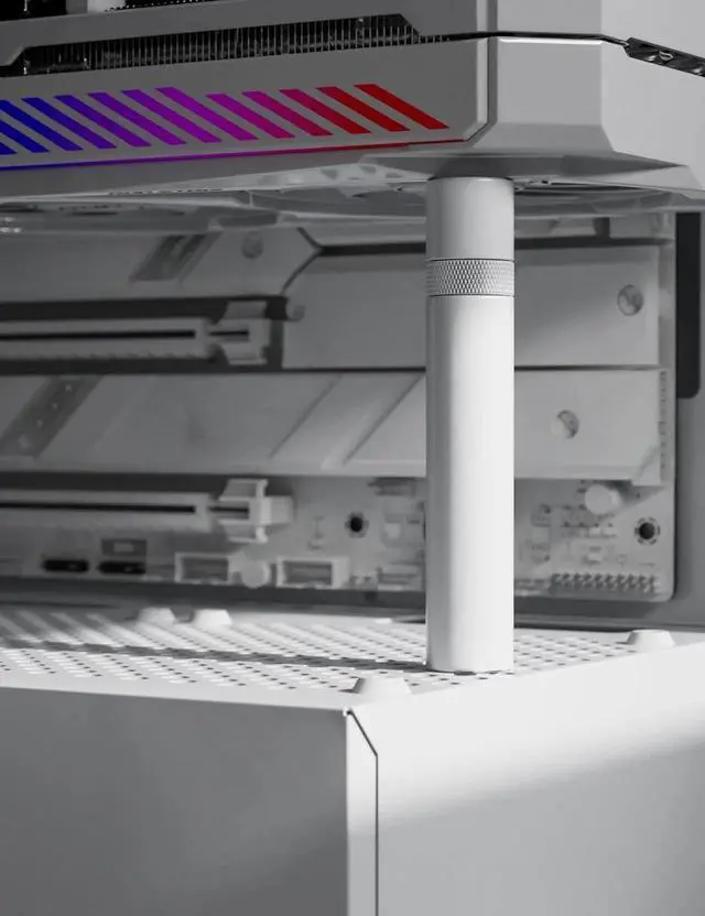 Alt view image 2 of 6 - Gaming GPU Support Bracket, Adjustable Height Graphics Card Support with Magnet and Non-Slip Sheet, GPU Sag Bracket for Universal Video Card, 49-80mm