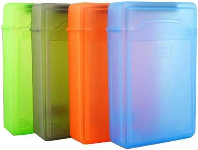 Alt view image 4 of 5 - 5 PCS 3.5 "Portable IDE Sata HDD External Case Hard Drive Case Hard Case Plastic Protection case