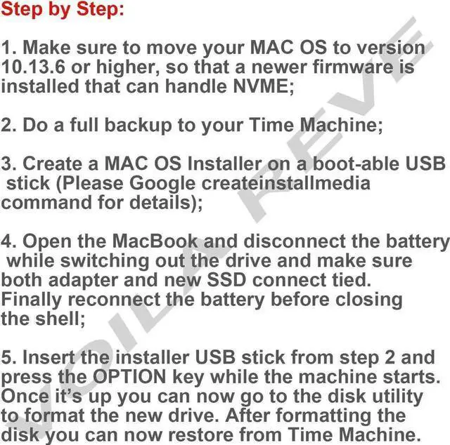 Alt view image 6 of 7 - M.2 NVME MacBook SSD Convert Adapter for Upgraded MacBook Air Pro Retina Mid 2013-2017 AHCI SSD Upgraded Kit for A1465 A1466 A1398 A1502