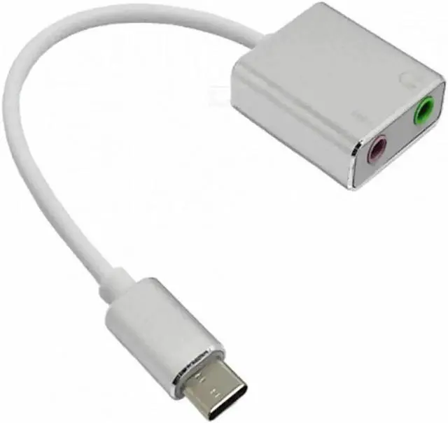 Main image of 7.1 External USB Sound Card Type C / USB to 3.5mm Jack USB Audio Adapter Earphone Micphone for Macbook Computer Laptop PC