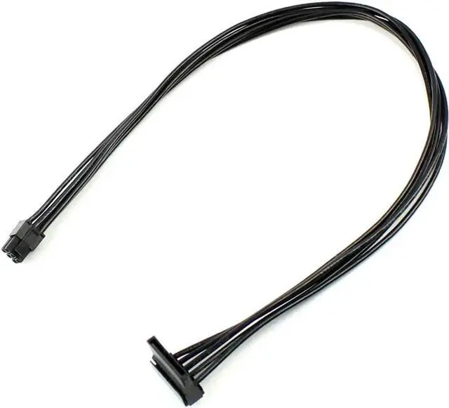Alt view image 5 of 5 - 40CM 6Pin to SATA SDD Power Cable for Vostro 3070 3670 967 3977 3980 Desktop Computer Power Supply Expansion Cable