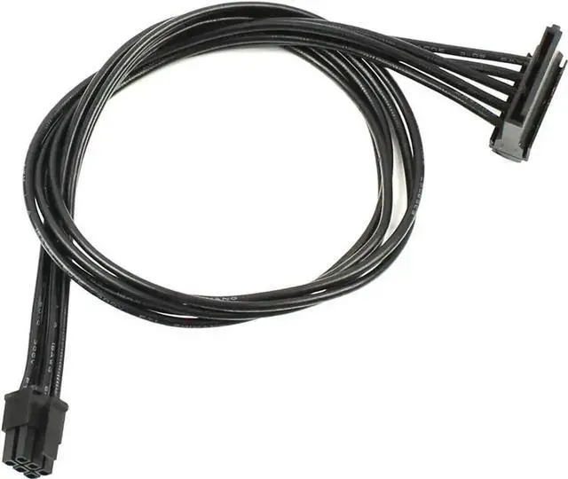 Alt view image 3 of 5 - 40CM 6Pin to SATA SDD Power Cable for Vostro 3070 3670 967 3977 3980 Desktop Computer Power Supply Expansion Cable