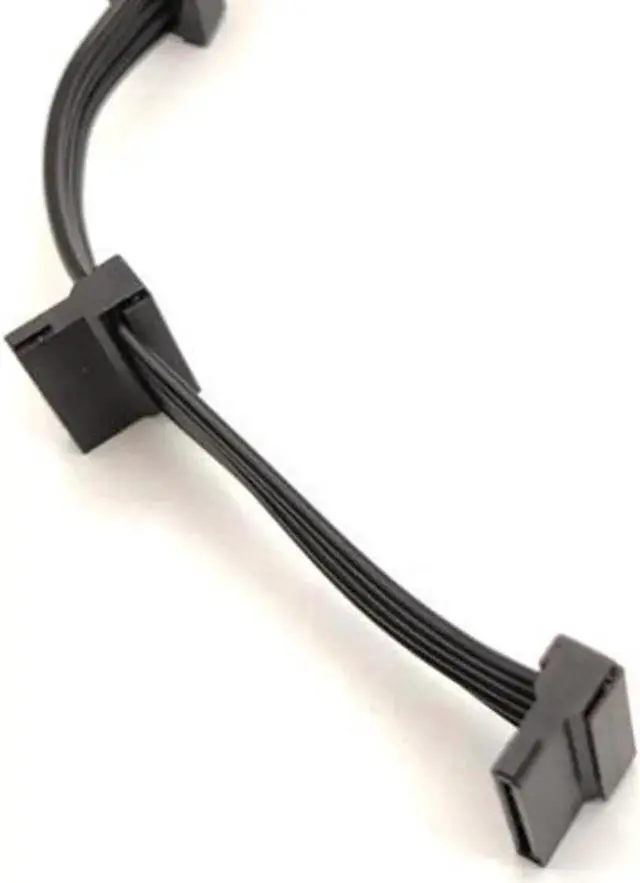 Alt view image 4 of 4 - 15Pin SATA Power Supply Splitter Cable Hard Drive 1 Male to 5 Female Extension Power Cord for DIY PC Sever