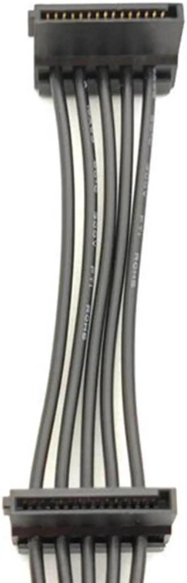 Alt view image 2 of 4 - 15Pin SATA Power Supply Splitter Cable Hard Drive 1 Male to 5 Female Extension Power Cord for DIY PC Sever