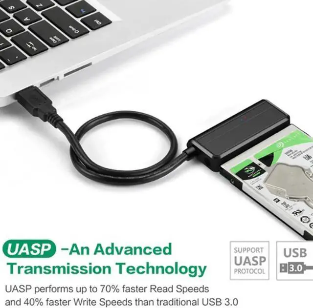 Alt view image 3 of 3 - USB SATA 3 Cable Sata To USB 3.0 Adapter 5 Gbps Support 2.5/3.5 Inch USB Adapter