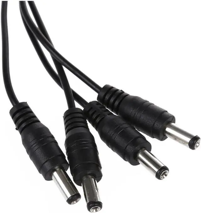 Alt view image 2 of 3 - 1 Socket to Plug 4 DC Splitter DC Power Cable DC Power Distribution 5.5 x 2.1 mm HOT