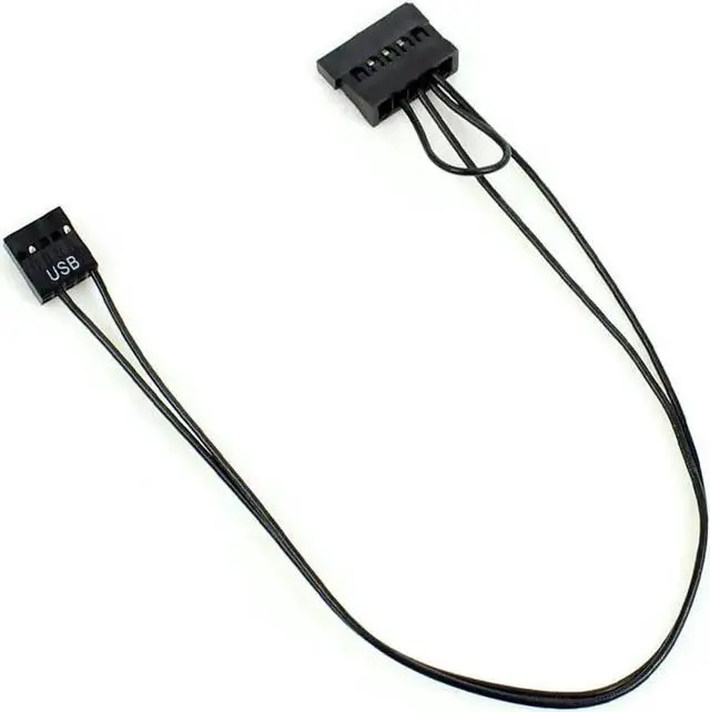 Alt view image 5 of 6 - 9 Pin USB Adapter to SATA SDD 2.5 Inch SDD Power Supply Cable for ITX Motherboard Main Board Notebook