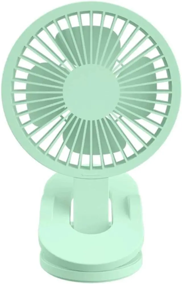 Alt view image 4 of 4 - 5 Inch Clip on Fan Portable Cooling Fan with 3 Speeds Sturdy Clamp 360° Rotate USB Fan for Office Dorm Bedroom Stroller