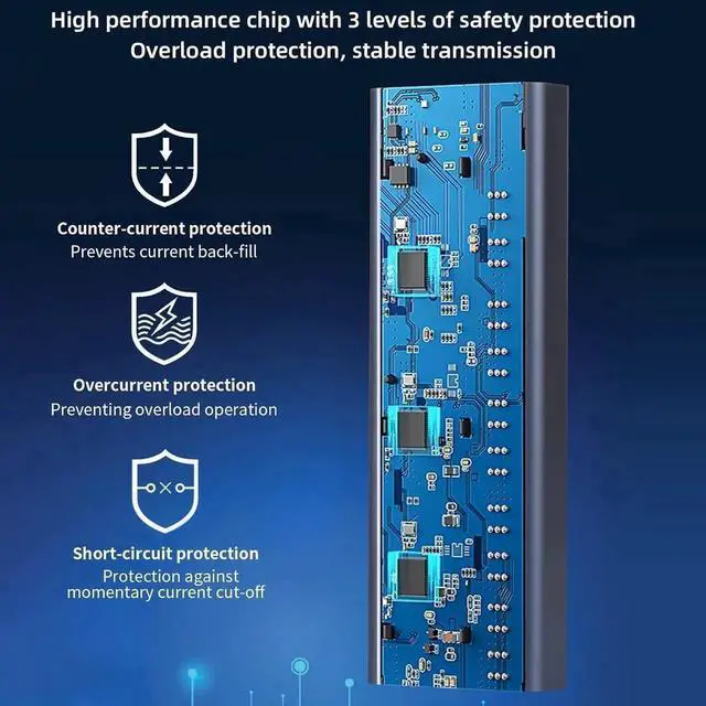 Alt view image 4 of 7 - Powered USB Hub - 7-Port USB 3.0 Hub with Power Adapter, (4 USB 3.0 Data Transmission Ports + 2 Smart Charging Ports + 1 PD Charging Port) - Aluminum