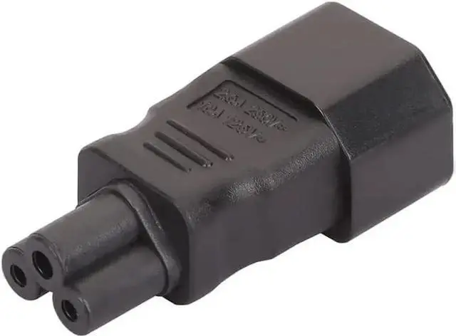 Main image of Power Converter Adaptor Universal IEC Socket Power Adapter for Computer TV PDU UPS Power Cord (C14 to C5)