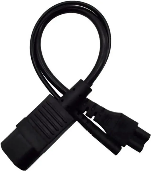 Alt view image 2 of 5 - 1FT C14 Male PDU Style Computer Power Extension Cable Y Splitter Power Plug Cord (C14 to C5+C7)