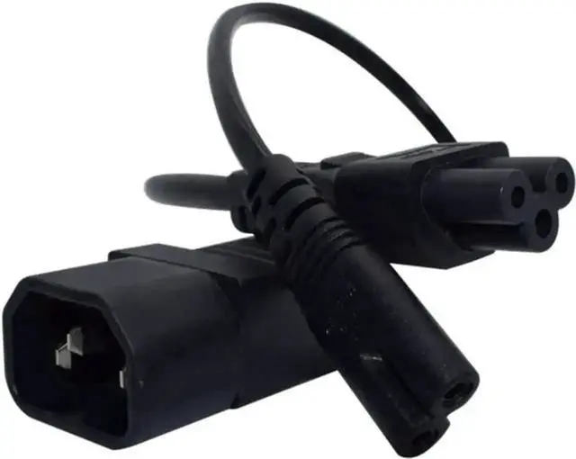 Alt view image 4 of 5 - 1FT C14 Male PDU Style Computer Power Extension Cable Y Splitter Power Plug Cord (C14 to C5+C7)