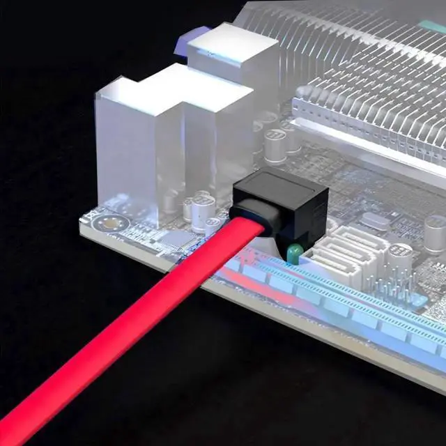Alt view image 3 of 6 - 2-Bay 2.5 Inch to 3.5 Inch External HDD SSD Metal Mounting Kit Adapter Bracket with SATA Data Power Cables & Screws (Red Cable Set)