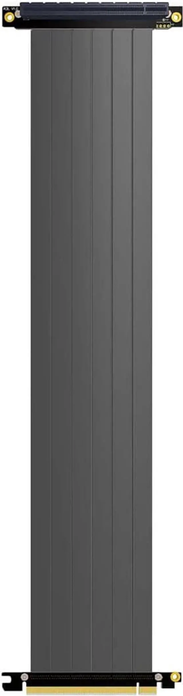 Main image of PCI-E X16 to 16X 3.0 Male to Female Riser Extension Cable Graphics Card Computer Chassis PCI Express Extender Ribbon 128G/Bps (R33SL 50CM)