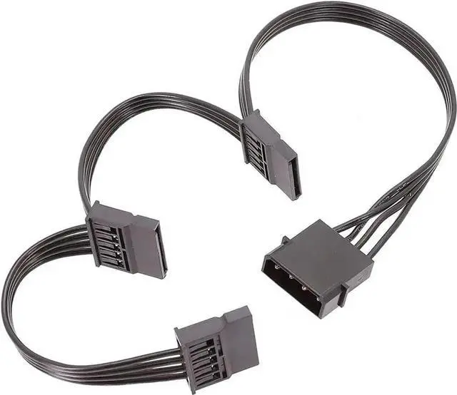 Alt view image 6 of 7 - 4-Bay 2.5 Inch to 3.5 Inch Hard Drive Caddy Internal Mounting Adapter Bracket Floppy Drive Aluminum Alloy Mobile Holder (Black w SATA Cable)