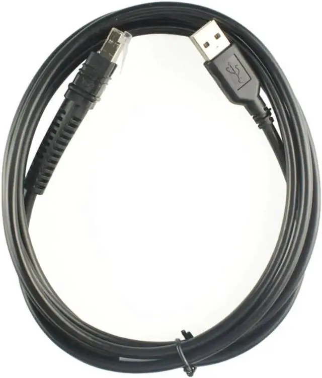 Main image of Cable de datos para escáner Zebra LI3608 LI3678 DS3608 DS3678, Cable de escáner de código de barras, USB, 2M, nuevo