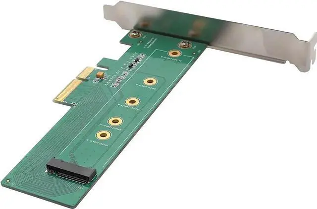 Alt view image 7 of 7 - I/O Crest M.2 NGFF PCIe SSD to PCI Express 3.0 x4 Host Adapter Card - Support M.2 M-Key PCIe (NVMe or AHCI) Type 22110, 2280, 2260, 2242