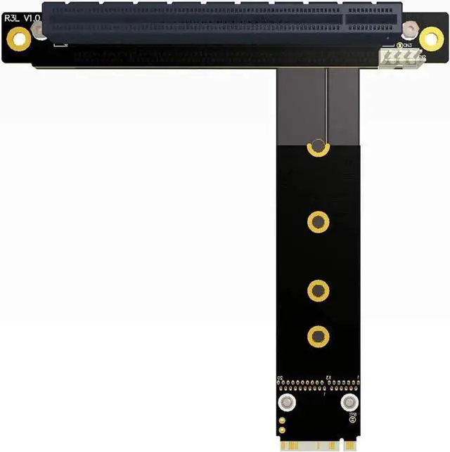 Main image of PCI-E 3.0 Riser Card 32G/BPS M.2 NGFF NVMe to PCIe X16 Extension Cable SATA Power Cable Support M.2 PCIE X4 Full Speed Channel for BTC Mining M2 2230 2242 2260 2280 (R43SL 15CM)