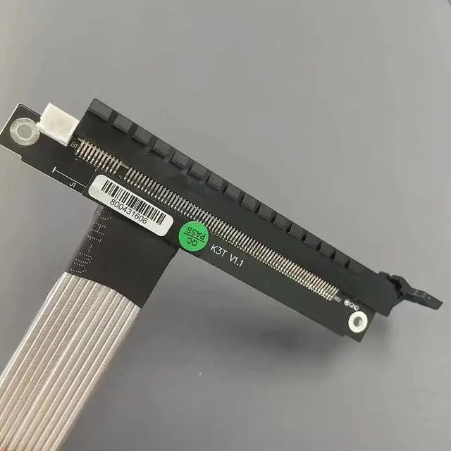 Alt view image 4 of 7 - M.2 NGFF NVMe to PCIE x16 Extension Cable 64G/BPS for STX Motherboard Graphics Card M.2(Ultra SSD, M-Key) NVMe Slot Extension (15cm,K43ST)