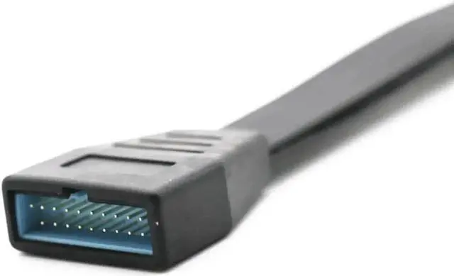 Alt view image 3 of 5 - 26AWG Mainboard USB3.0 20Pin Header Internal Extension Cable USB 3.0 19/20 Pin Male to Female Adapter for Motherboard (15cm)