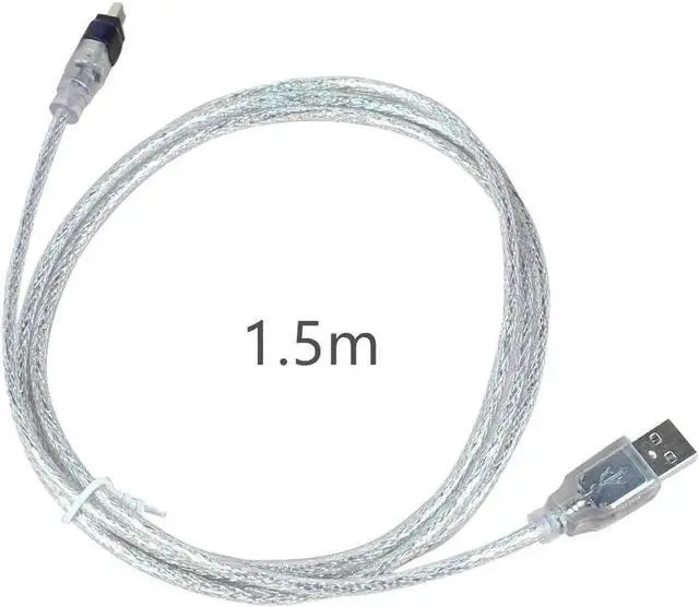 Alt view image 2 of 6 - 1.5M USB Male to Firewire 1394 4 Pin Male Adapter Cord Extension for Mini DV D8 Camera Camcorder iLink IEEE 1394 Cable 400Mbps