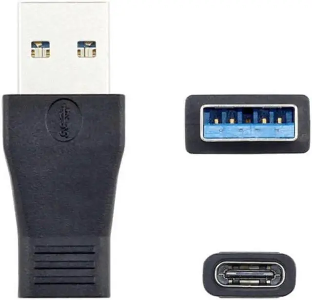 Alt view image 2 of 5 - USB-C USB 3.1 Type C Female to USB 3.0 A Male Data Adapter for Macbook Tablet Mobile Phone UC-357-BK