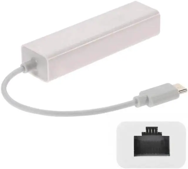 Main image of SM USB-C Type C Male to 100Mbps Ethernet Network LAN Adapter for Apple Macbook & Laptop PC