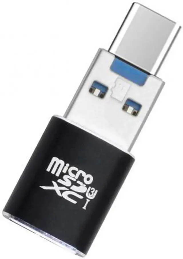 Alt view image 4 of 6 - SM USB 3.0 to Micro SD SDXC TF Card Reader with Micro Type-C USB-C OTG Adapter for Tablet / Cell Phone