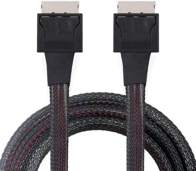 Alt view image 3 of 7 - SF-049 OCuLink PCIe PCI-Express SFF-8611 8x 8-Lane to OCuLink SFF-8611 8x SSD Data Active Cable 50cm
