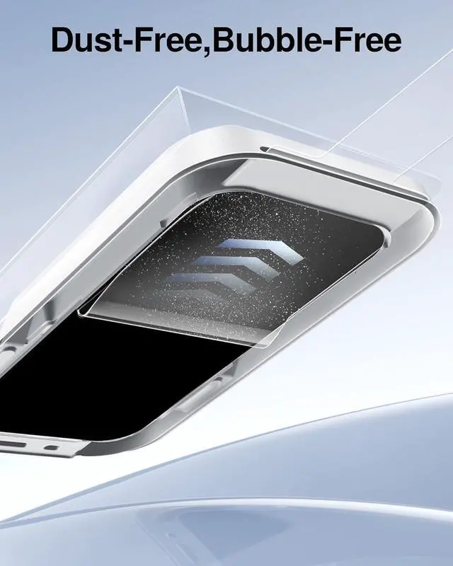 Alt view image 4 of 7 - SmartDevil 2 Pack Tempered Glass for iPhone 16 Pro Max Privacy Screen Protector, Military-Grade Shatterproof Protection, 9H Hardness, Anti-Spy Privacy Film, Fast & Easy Installation, Case Friendly Des