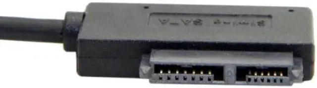 Alt view image 3 of 5 - U3-064 USB 3.0 to 7+6 13pin Slimline Sata Adapter Cable for Laptop Cd DVD Rom Optical Drive
