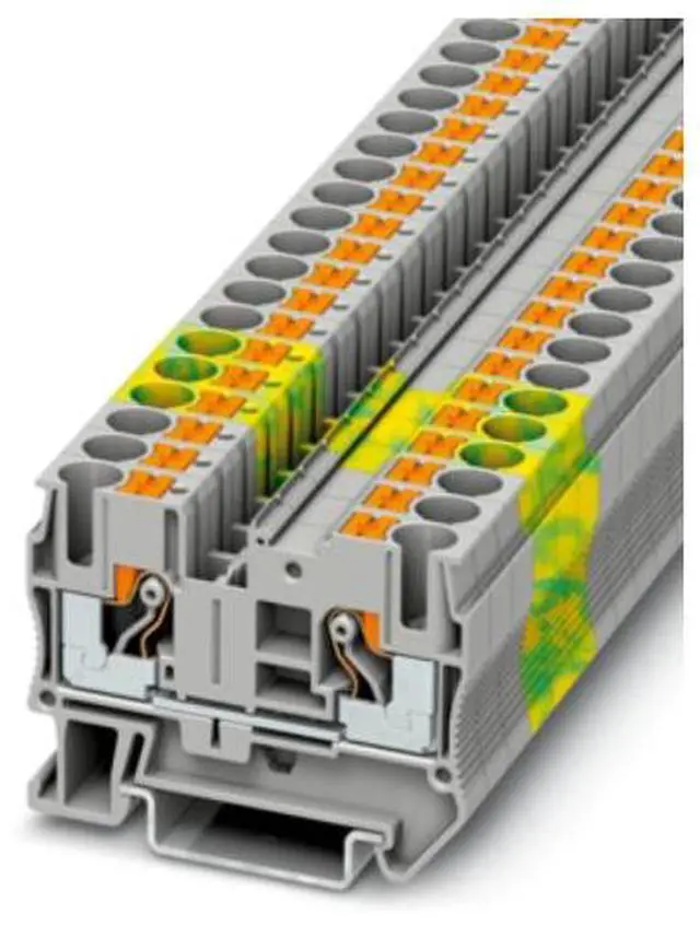 Alt view image 2 of 3 - Phoenixcontact direct-through direct-insert terminal block PT 6-PE grounding terminal