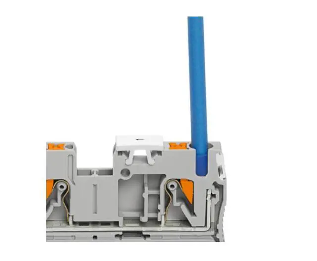 Alt view image 4 of 6 - PhoenixContact direct-connect terminal double-layer quick-connect mounting rail European PTTB4