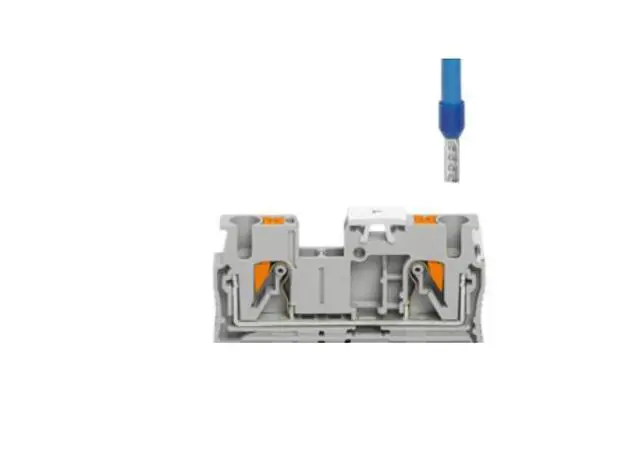 Alt view image 2 of 6 - PhoenixContact Direct Insertion and Direct Connection Ground Terminal Block - PT 4-PE